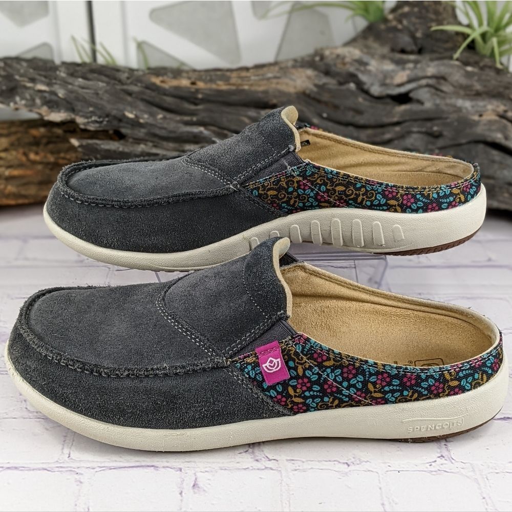 Spenco Siesta Via Pattern Slides Mules - Picture 4 of 9